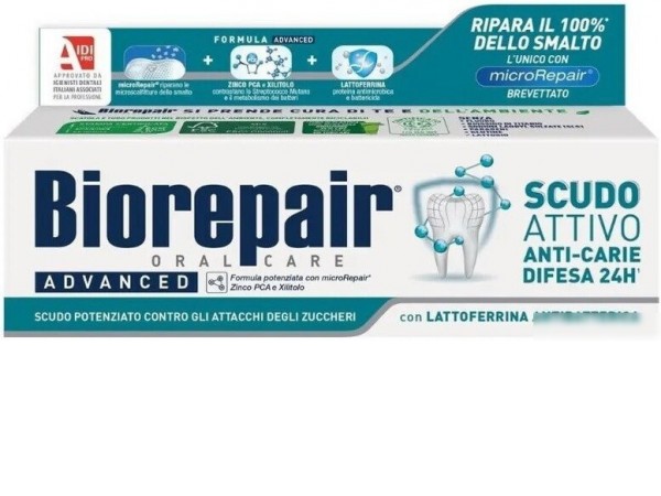 Зубная паста Biorepair Advanced Scudo Attivo Smalto (75 мл)