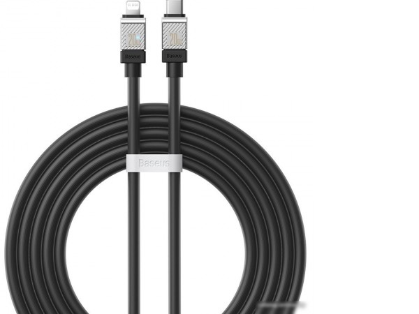 Кабель Baseus CoolPlay Series USB Type-C - Lightning (2 м, черный)