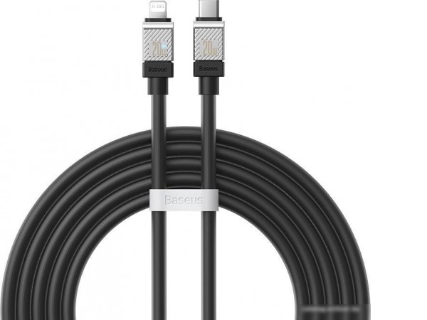 Кабель Baseus CoolPlay Series USB Type-C - Lightning (2 м, черный)