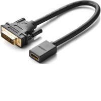 Кабель Ugreen 20118 DVI - HDMI (0.22 м, черный)