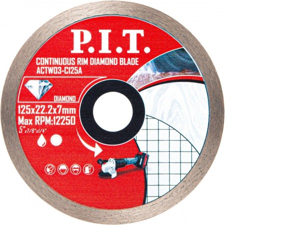 Отрезной диск алмазный P.I.T. ACTW03-C125A