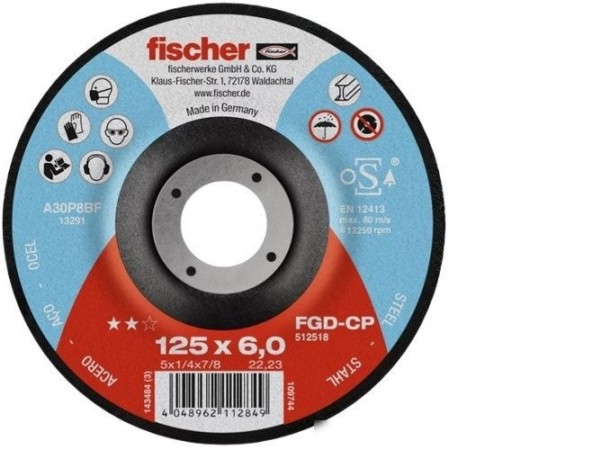Шлифовальный круг Fischer FGD-CP 125x6.0x22.23 Carbon