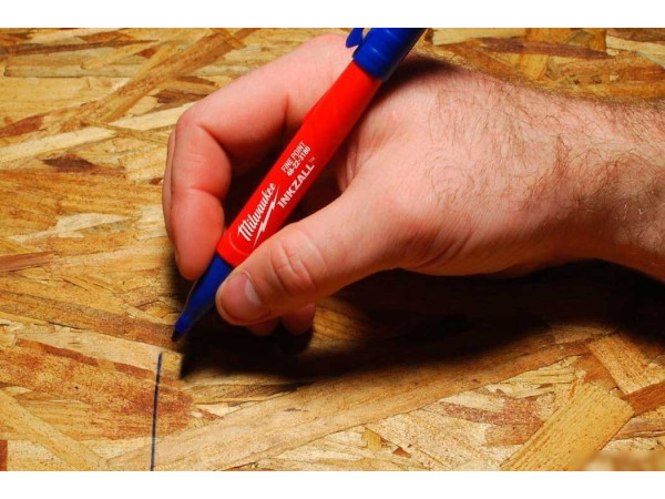 Маркер Milwaukee Inkzall 4932492126 (1 шт, синий)