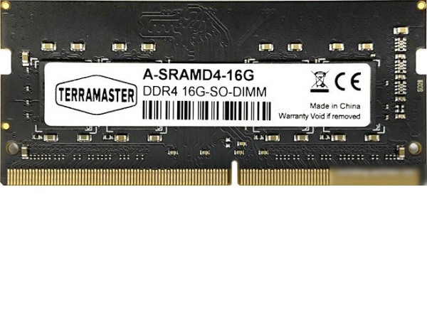 Оперативная память TerraMaster 16ГБ DDR4 SODIMM 2666 МГц A-SRAMD4-16G