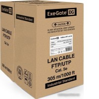 Кабель ExeGate UTP4-C5e-CU-S25-IN -LSZH-GR-305 UTP