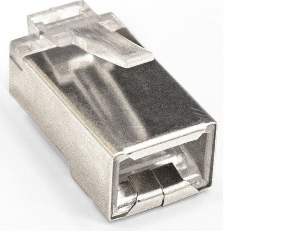 Коннектор ExeGate PL45-C5-8P8C-SH-100 (100 шт.)