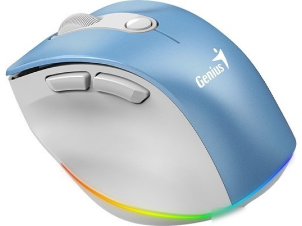 Мышь Genius Ergo 9000S Pro (голубой)