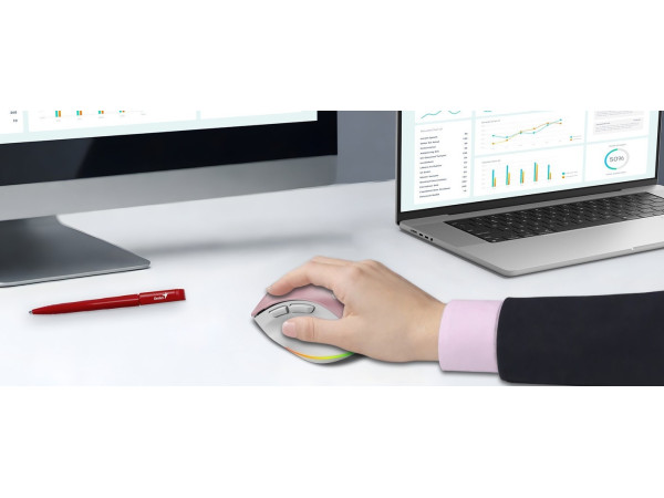 Мышь Genius Ergo 9000S Pro (розовый)