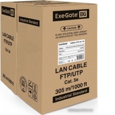 Кабель ExeGate UTP4-C5e-CCA-S24-IN-LSZH-OR-305 UTP