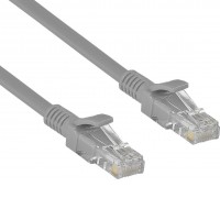 Кабель ExeGate UTP-RJ45-RJ45-5e-1M-GY (1 м, серый)
