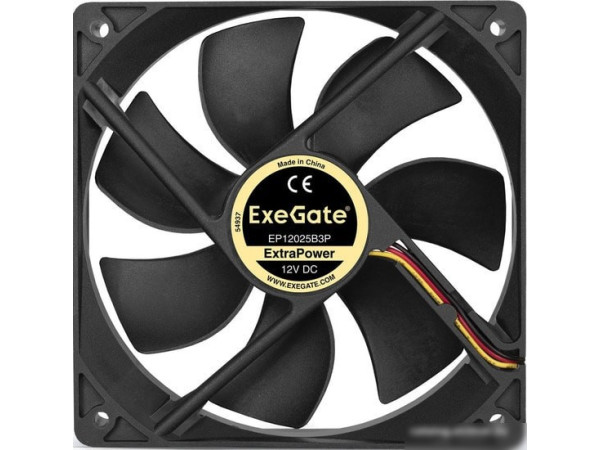Вентилятор для корпуса ExeGate ExtraPower EP12025B3P EX283386RUS