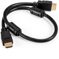 Кабель ExeGate EX-CC-HDMI2-0.5F HDMI - HDMI (0.5 м, черный)