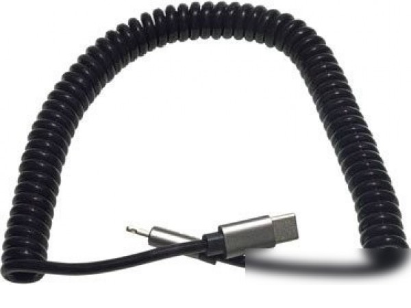 Кабель KS-IS KS-495B-2 USB Type-C - Lightning (2 м, черный)