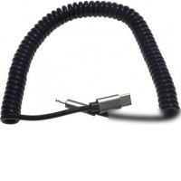 Кабель KS-IS KS-495B-1 USB Type-C - Lightning (1 м, черный)