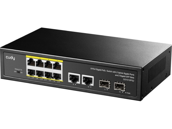 Неуправляемый коммутатор Cudy GS1010PS2 1.0