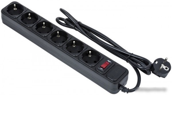 Сетевой фильтр ExeGate SP-6-1.8B (черный)