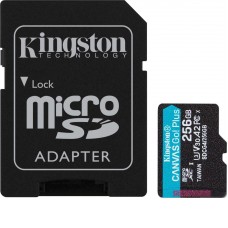 Карта памяти Kingston Canvas Go! microSDXC 256GB SDCG4/256GB (с адаптером)