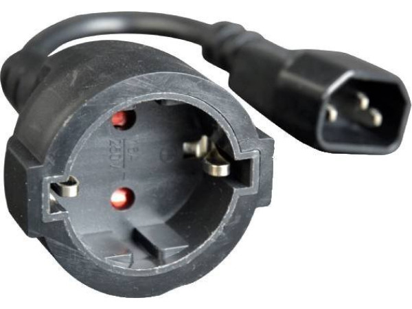 Розетка с вилкой Gembird PC-SFC14M-01