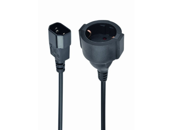 Розетка с вилкой Gembird PC-SFC14M-01