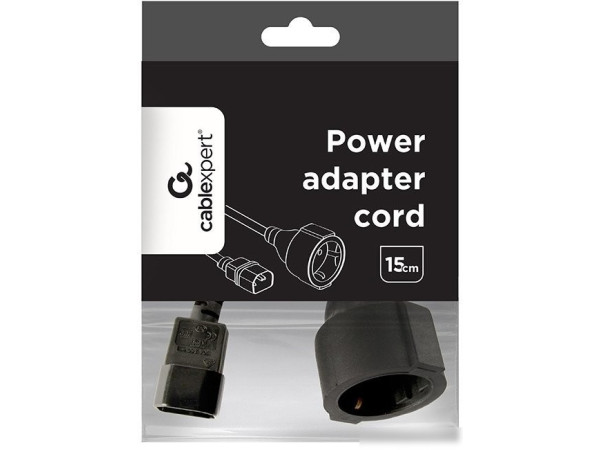 Розетка с вилкой Gembird PC-SFC14M-01