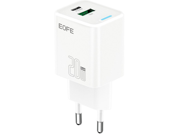 Сетевое зарядное EOFE E206 (белый)