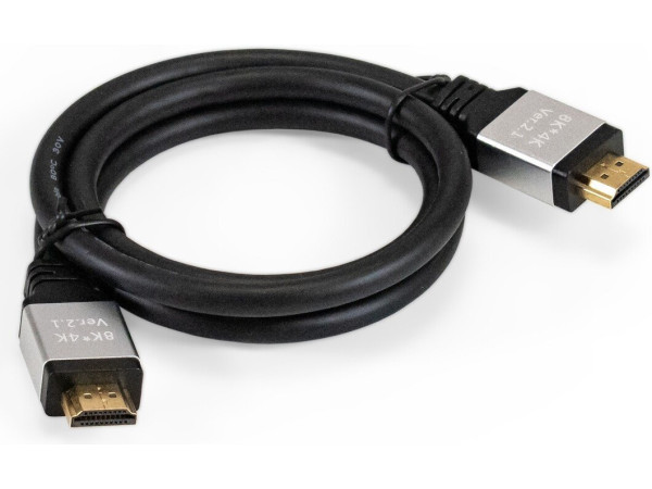 Кабель ExeGate EX-CC-HDMI8K-1.0 HDMI - HDMI (1 м, черный)