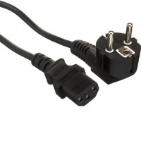 Кабель ExeGate Power PC-1,8P 1.8 м 0.5 мм Cu угловая