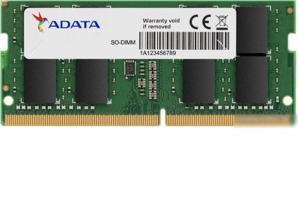 Оперативная память A-Data Premier 16GB DDR4 SODIMM PC4-21300 AD4S266616G19-SGN
