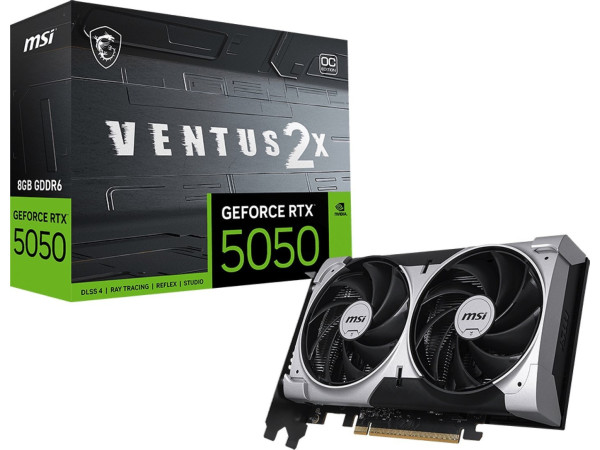 Видеокарта MSI GeForce RTX 5050 8G Ventus 2X OC