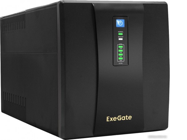 Источник бесперебойного питания ExeGate SpecialPro UNB-1500.LED.AVR.4SH EP285499RUS