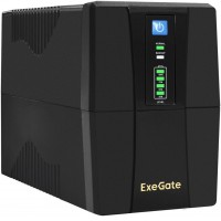 Источник бесперебойного питания ExeGate Power Back BNB-1000.LED.AVR.2SH.RJ.USB