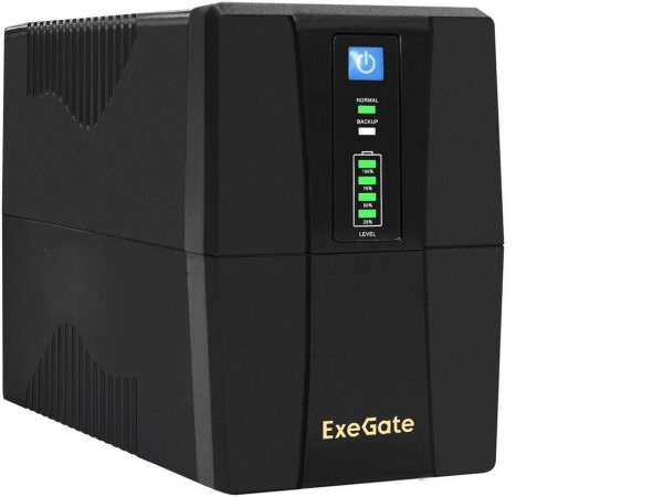 Источник бесперебойного питания ExeGate Power Back BNB-1000.LED.AVR.2SH.RJ.USB