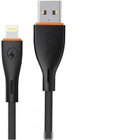 Кабель EOFE AL21 USB Type-A - Lightning (1 м, черный)