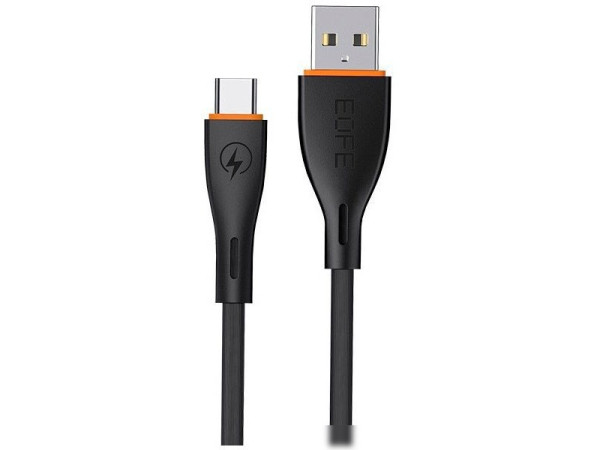 Кабель EOFE AC21 USB Type-A - USB Type-C (1 м, черный)