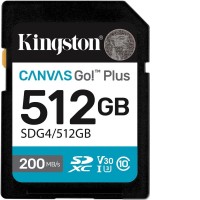 Карта памяти Kingston Canvas Go! Plus SDXC 512GB SDG4/512GB