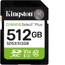 Карта памяти Kingston Canvas Select Plus SDXC 512GB SDS3/512GB