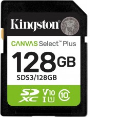 Карта памяти Kingston Canvas Select Plus SDXC 128GB SDS3/128GB