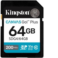 Карта памяти Kingston Canvas Go! Plus SDXC 64GB SDG4/64GB