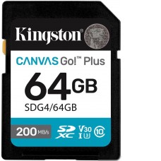 Карта памяти Kingston Canvas Go! Plus SDXC 64GB SDG4/64GB