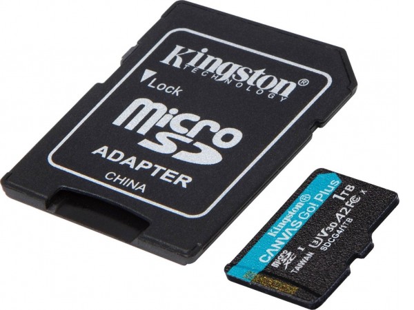 Карта памяти Kingston Canvas Go! microSDXC 1TB SDCG4/1TB (с адаптером)