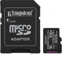 Карта памяти Kingston Canvas Select Plus microSDXC 512GB SDCS3/512GB (с адаптером)