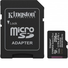 Карта памяти Kingston Canvas Select Plus microSDXC 256GB SDCS3/256GB (с адаптером)